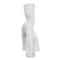 Hello Honey® 8.3" White Abstract Double Taper Candle Holder